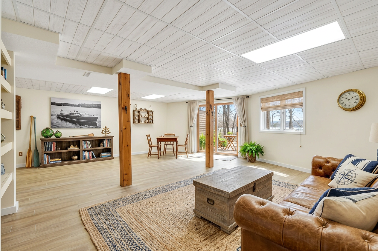 Lake House Basement