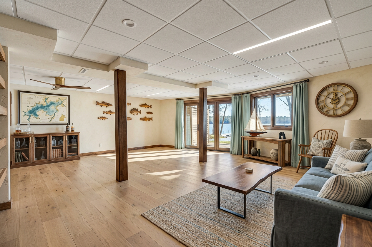 Lake House Basement