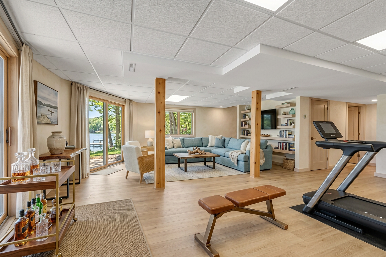 Lake House Basement