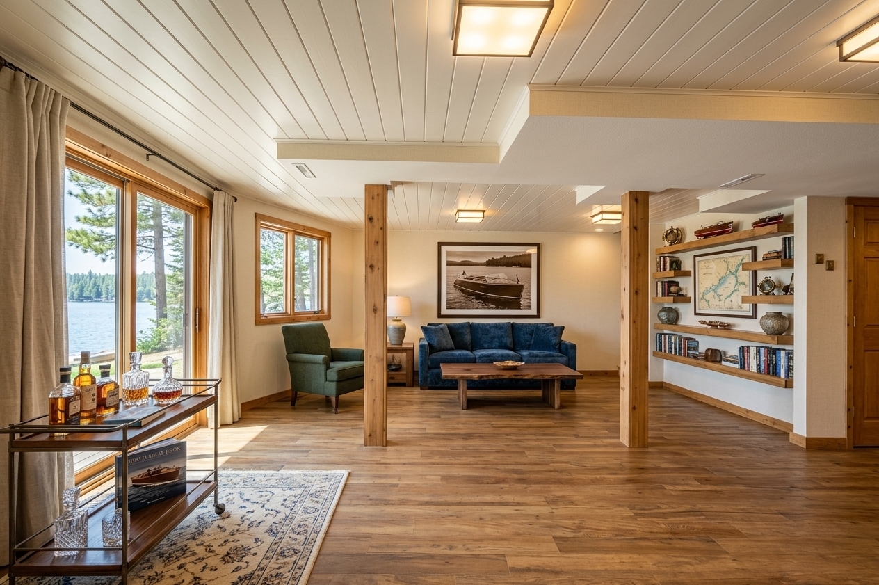 Lake House Basement