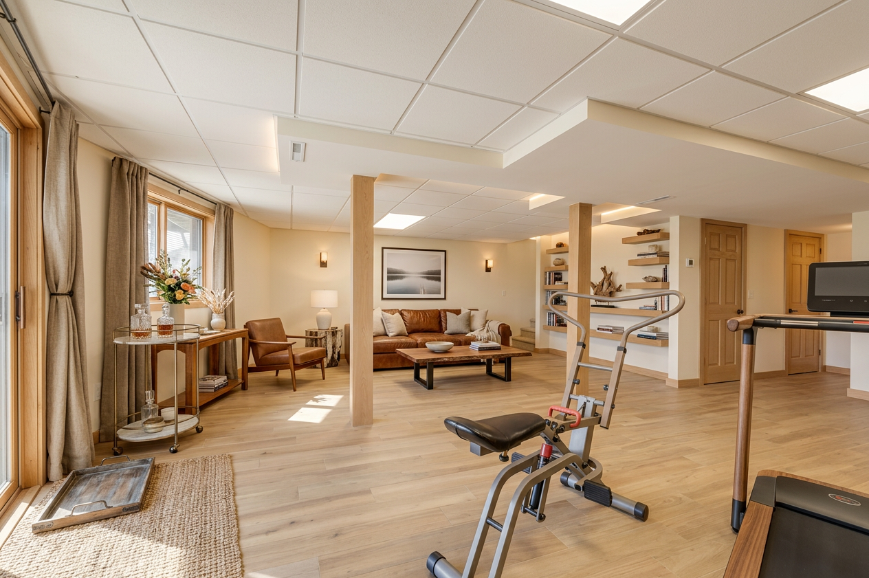 Lake House Basement