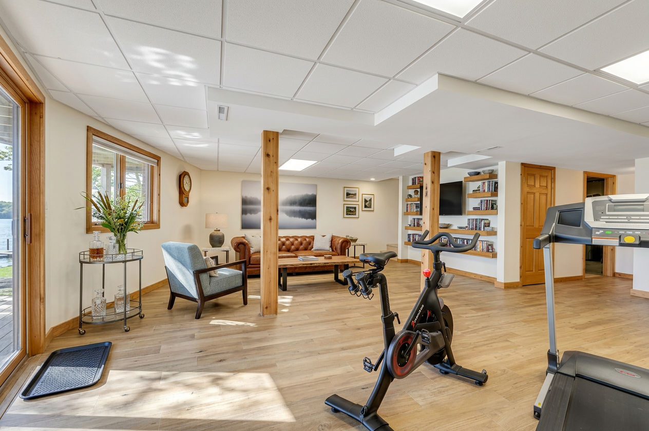 Lake House Basement