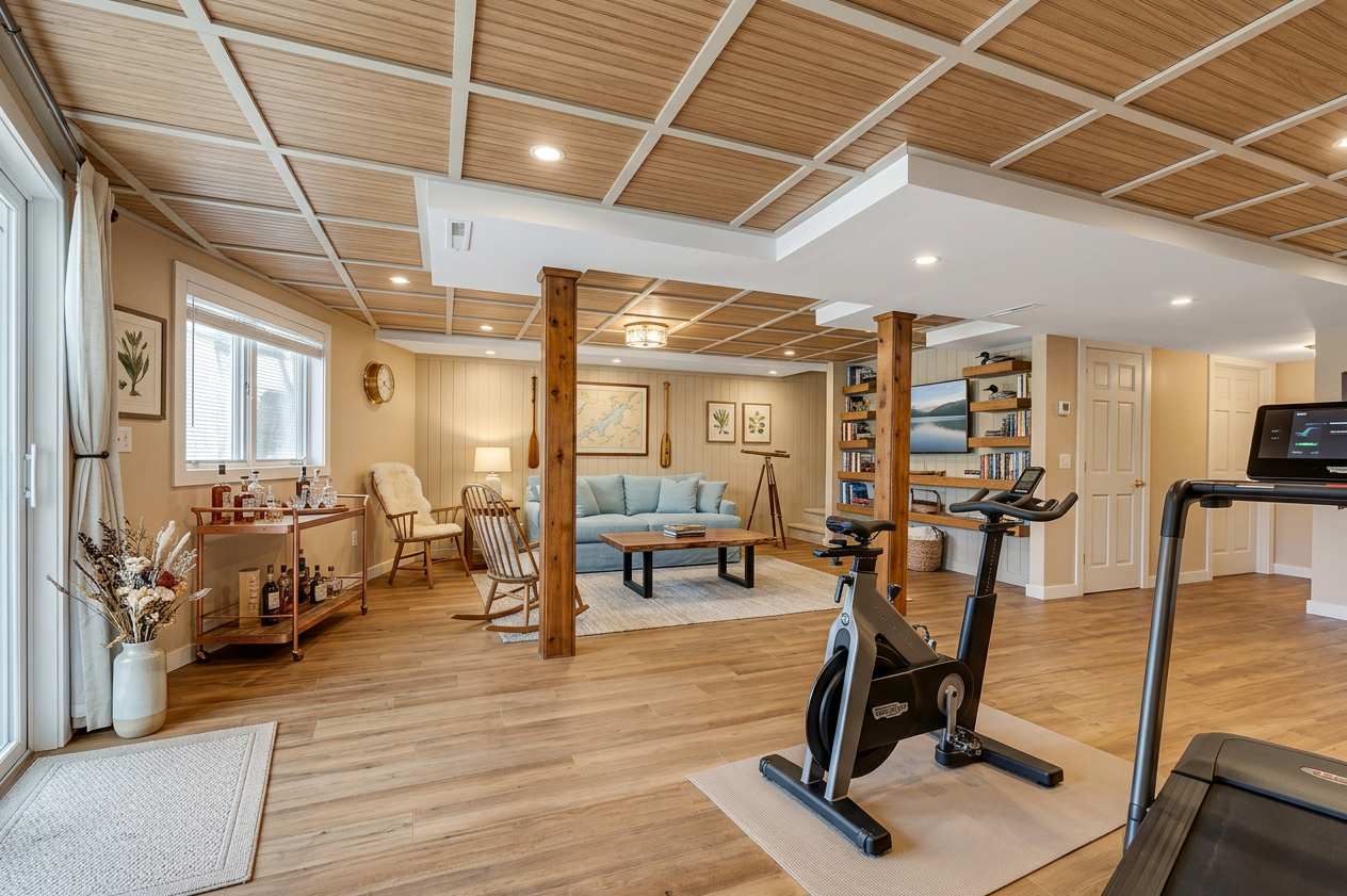 Lake House Basement
