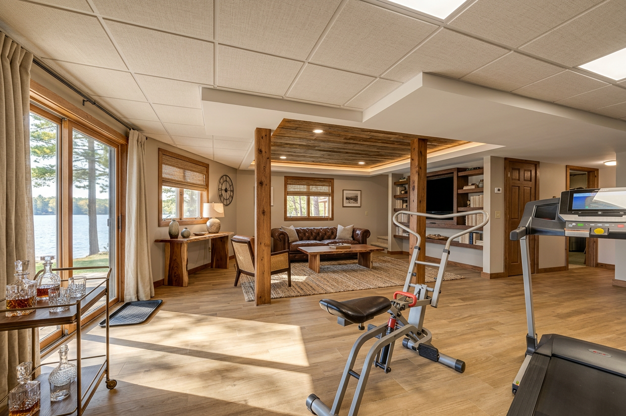 Lake House Basement