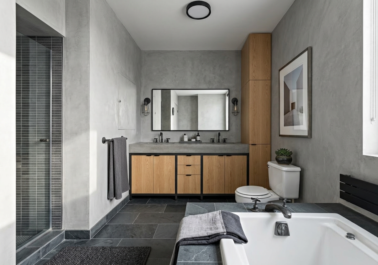 Loft Style Bathroom