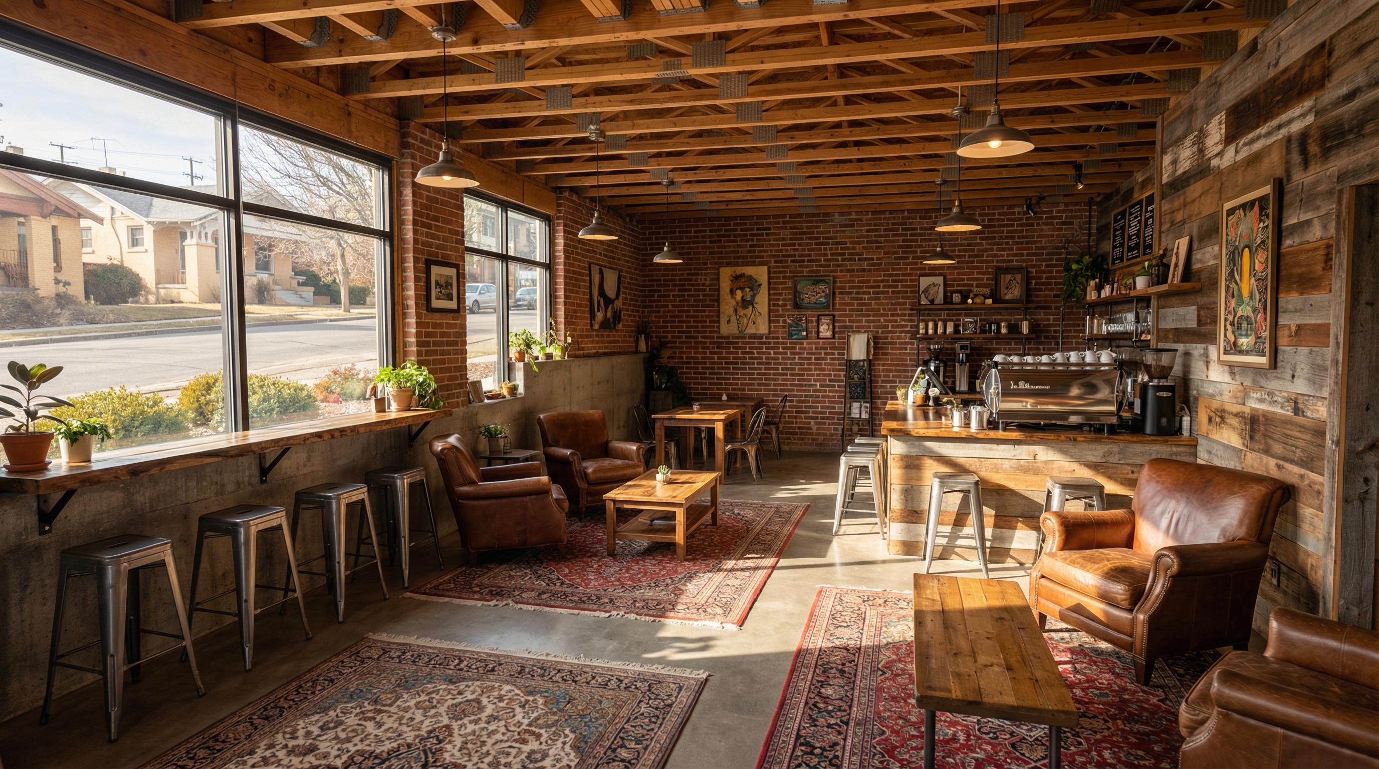 Loft Style Coffee Shop