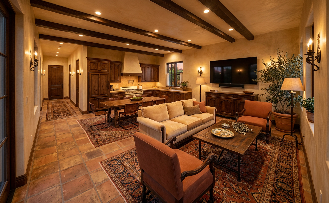 Mediterranean Revival Interior Design