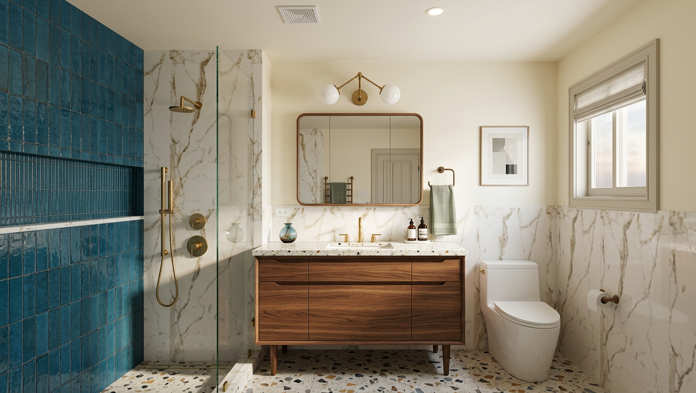 Mid Century Modern Bathroom