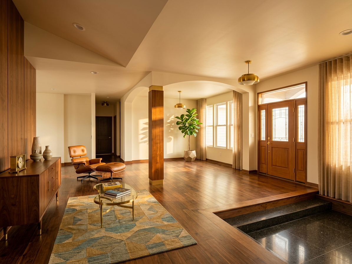 Mid Century Modern Entryway