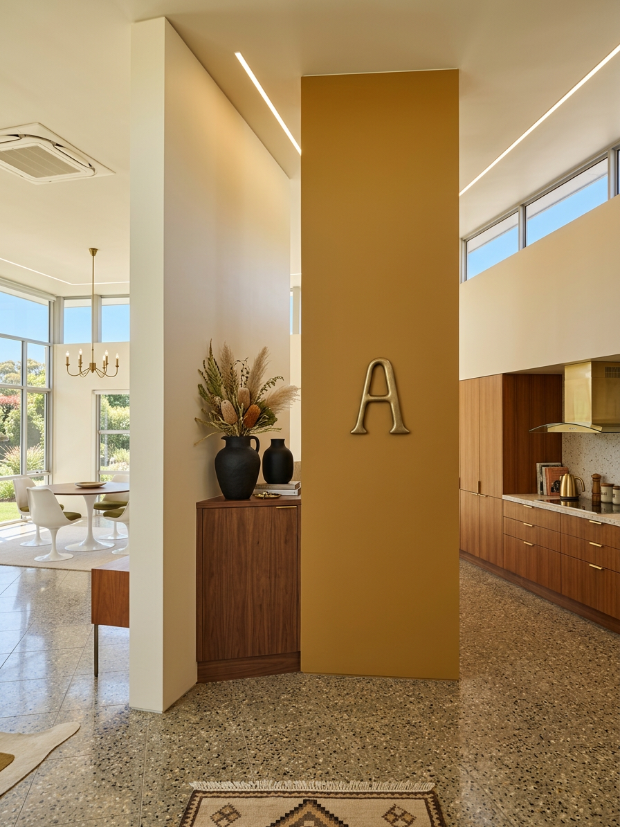 Mid Century Modern Entryway