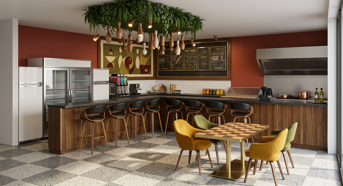 Mid Century Modern Restaurant