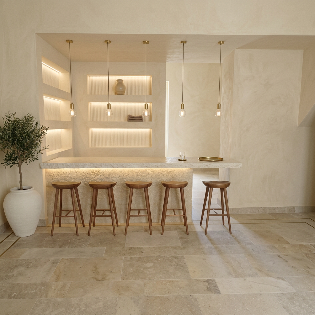 Minimalist Bar Area