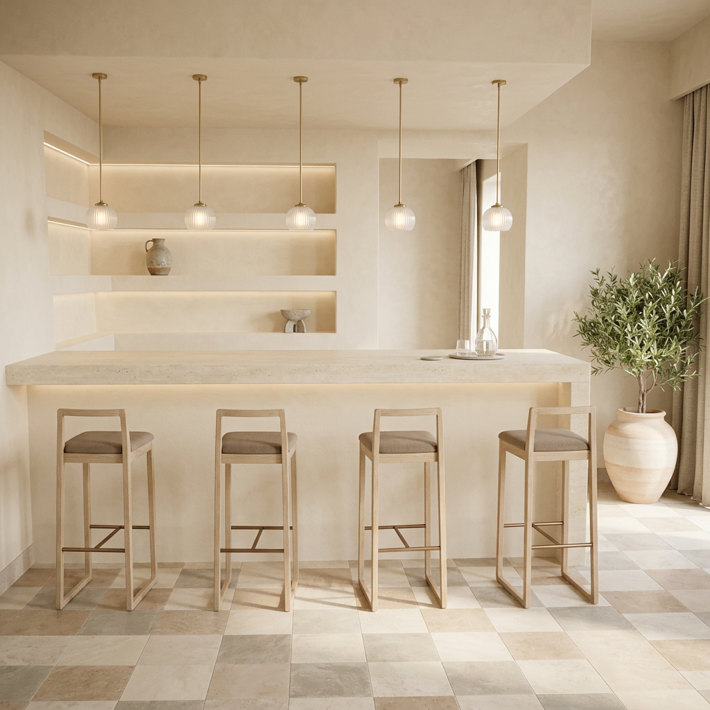 Minimalist Bar Area