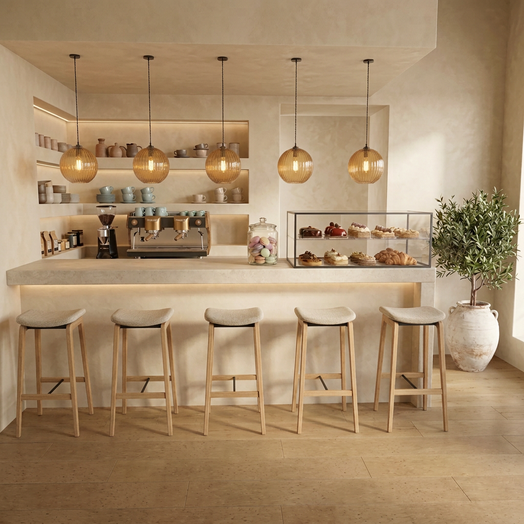 Minimalist Bar Area
