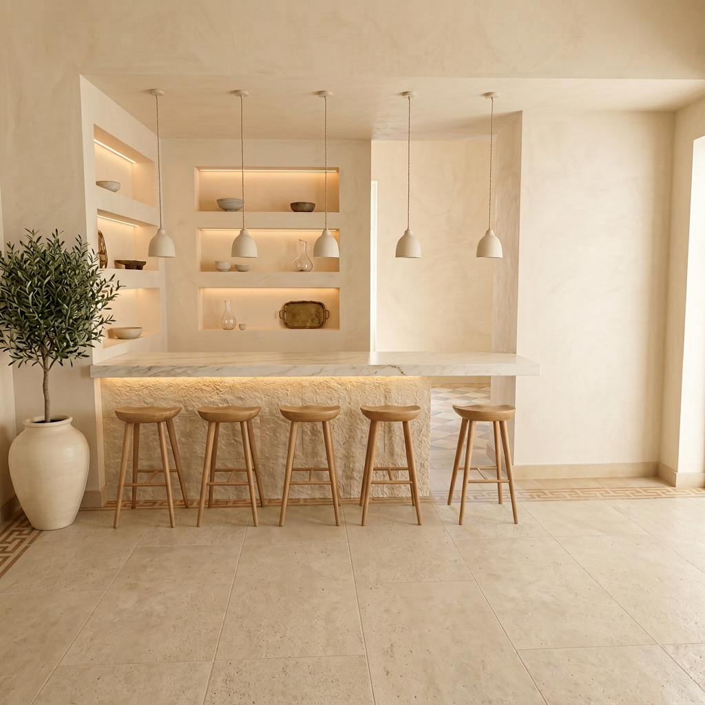 Minimalist Bar Area