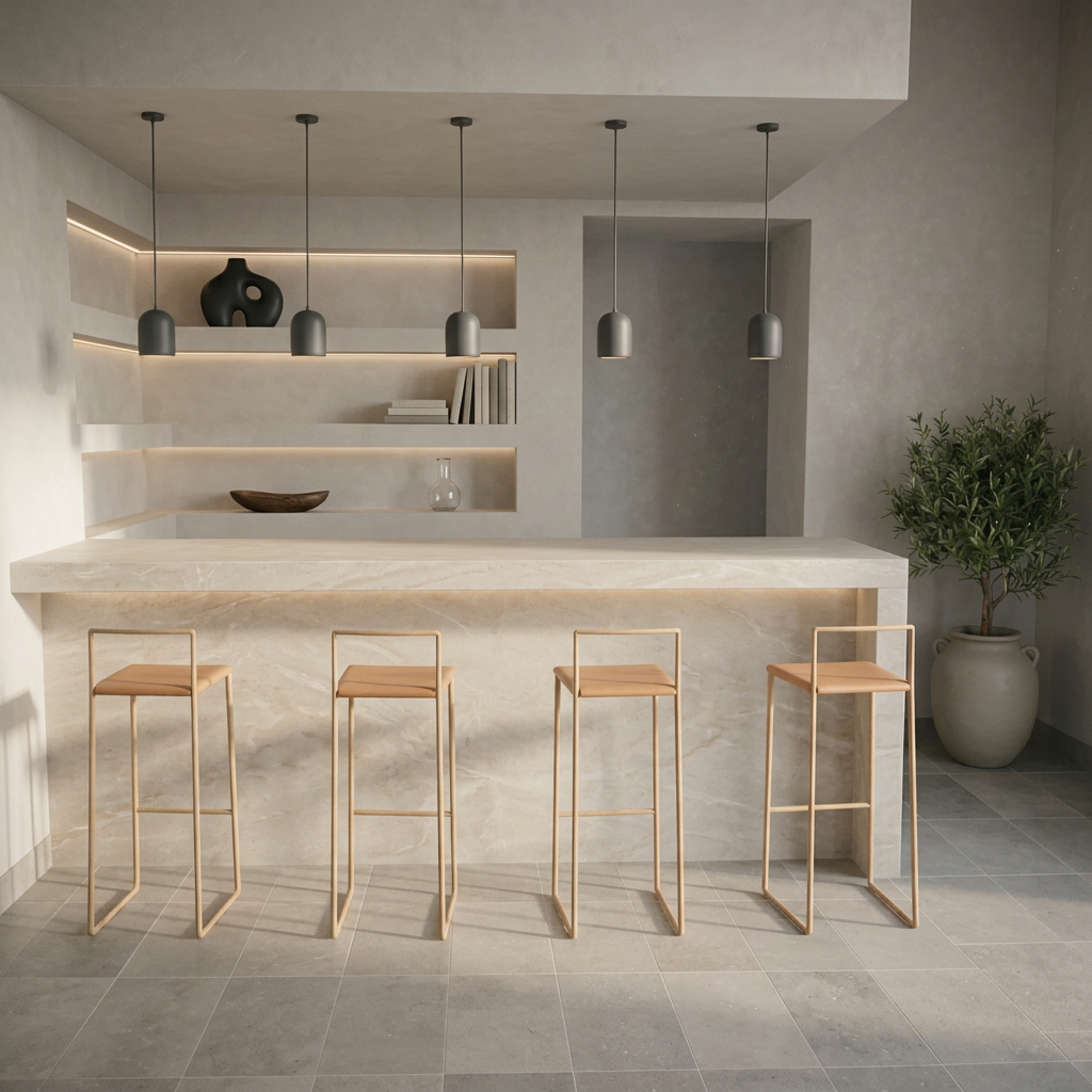 Minimalist Bar Area