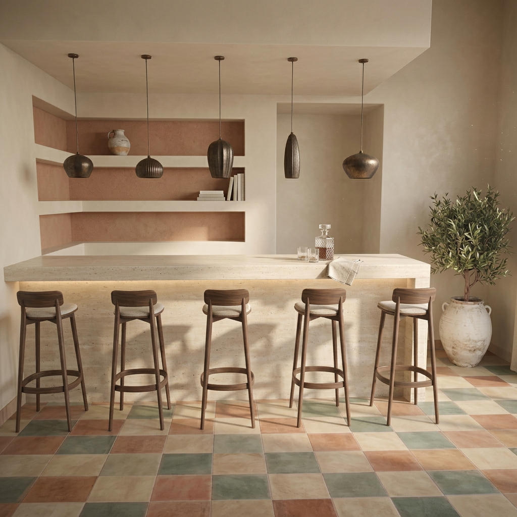 Minimalist Bar Area