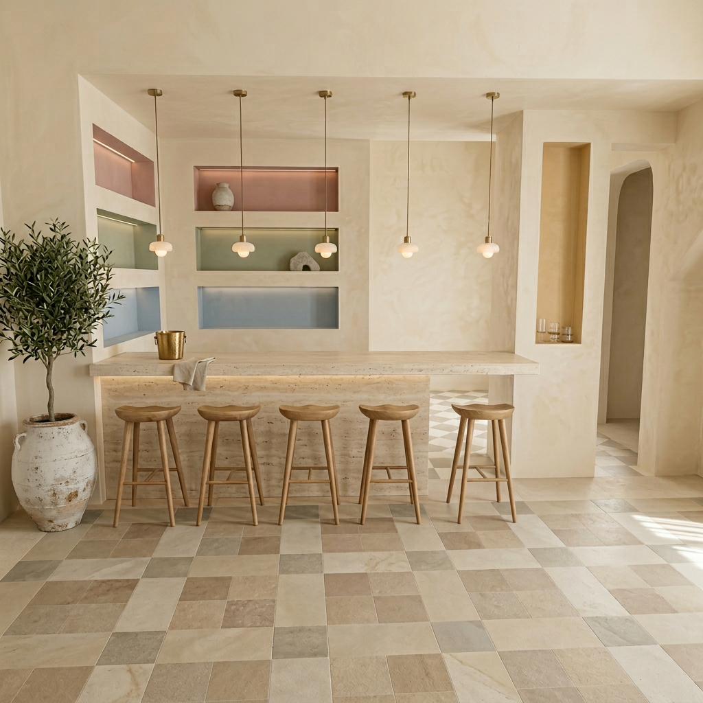 Minimalist Bar Area