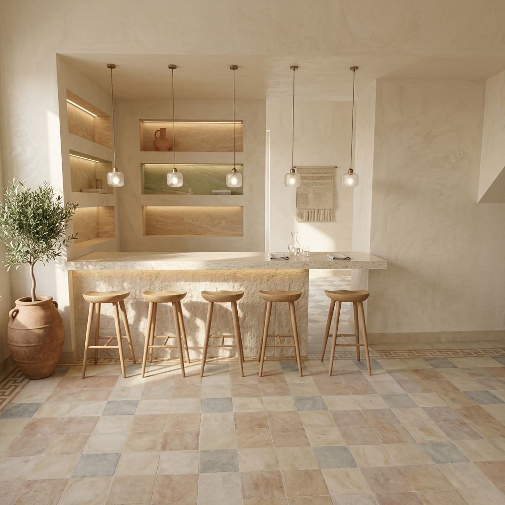 Minimalist Bar Area
