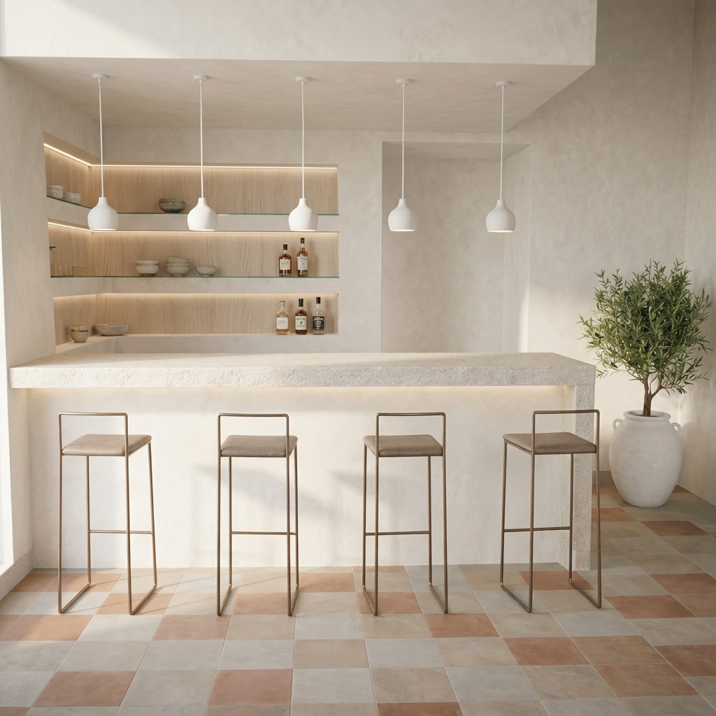 Minimalist Bar Area