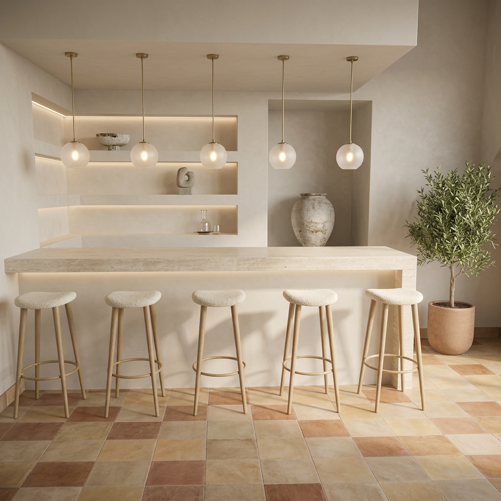 Minimalist Bar Area