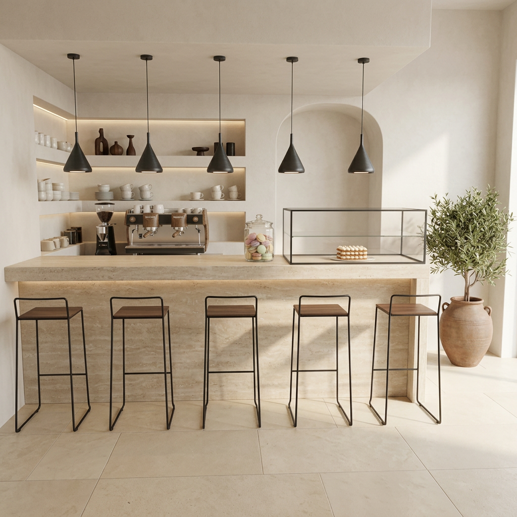 Minimalist Bar Area