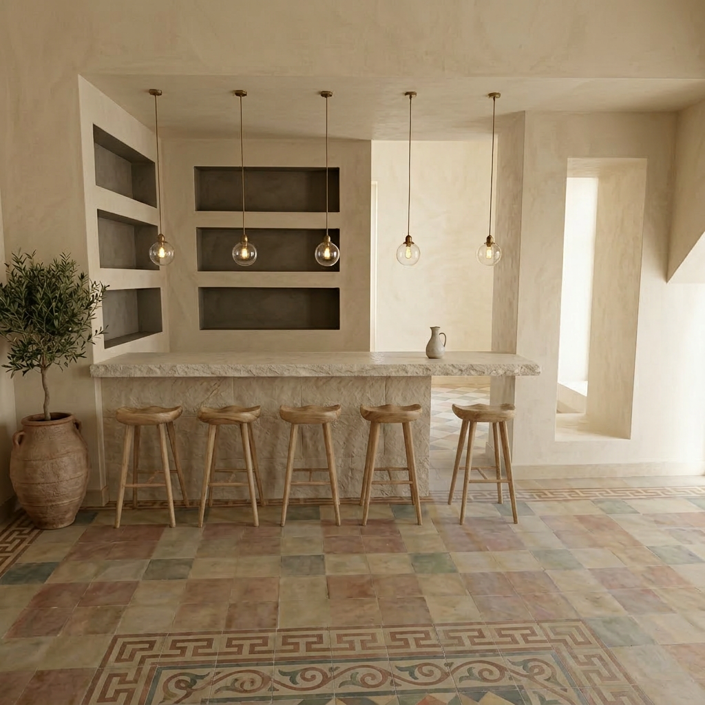 Minimalist Bar Area
