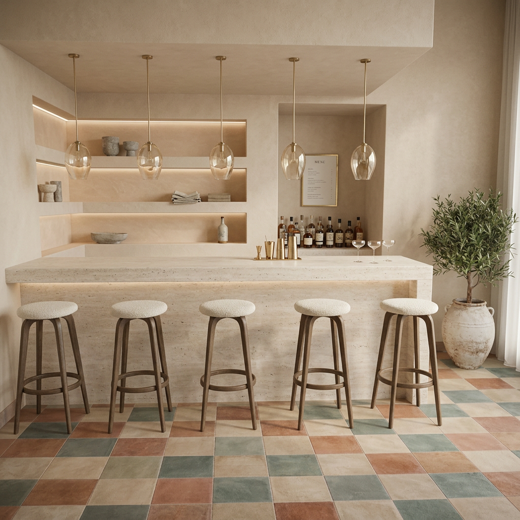Minimalist Bar Area