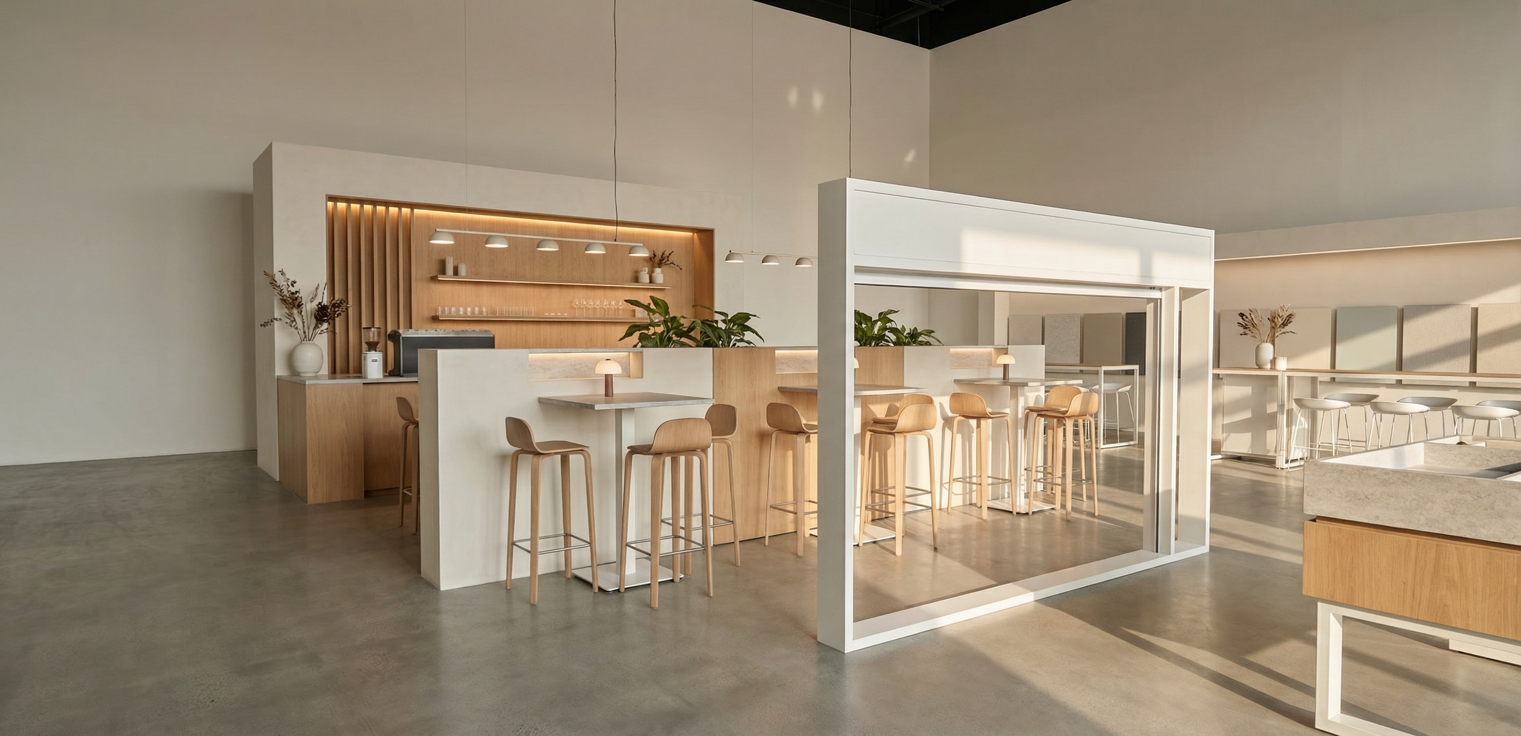 Minimalist Bar Area