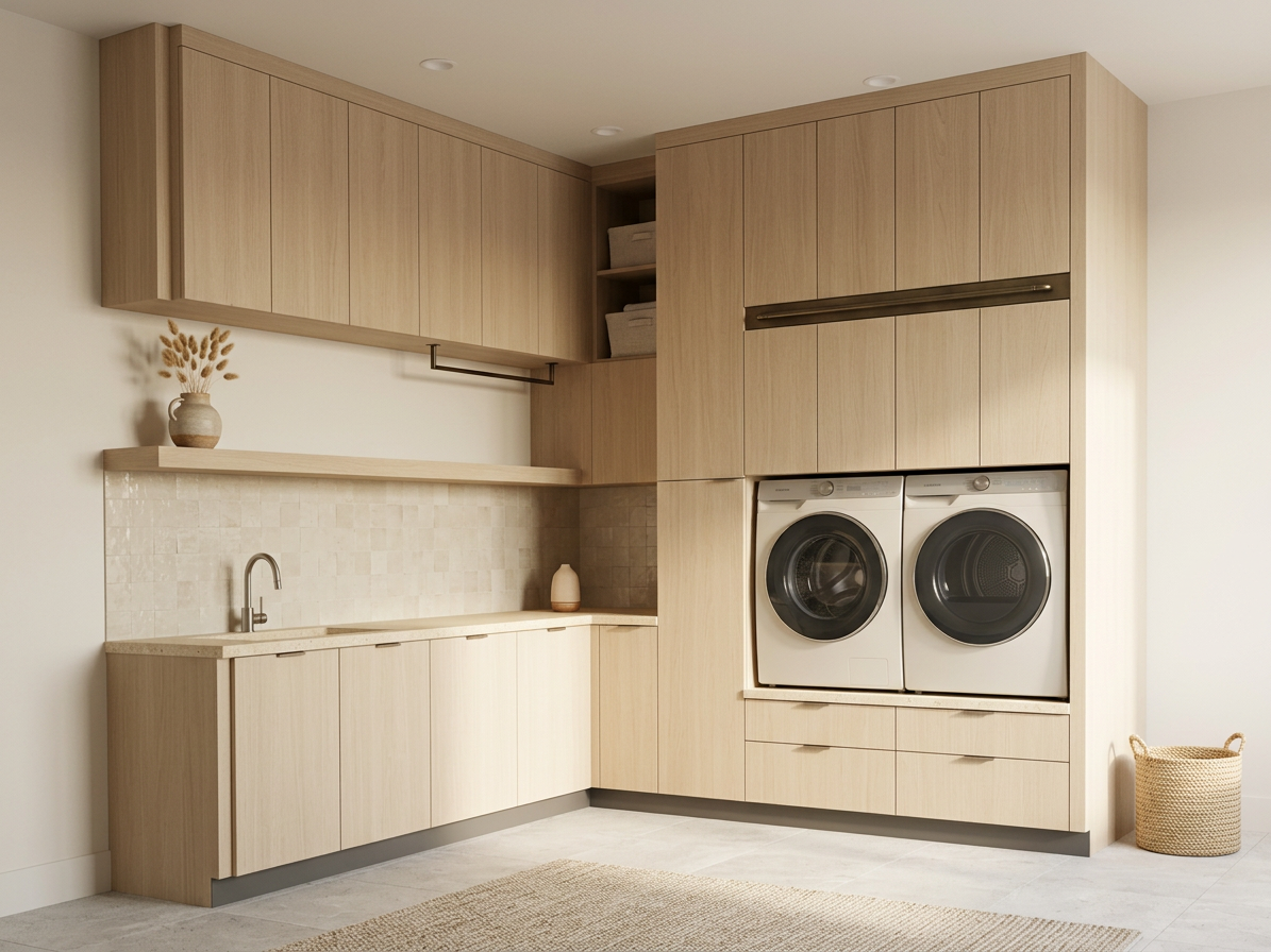 Minimalist Laundry Room