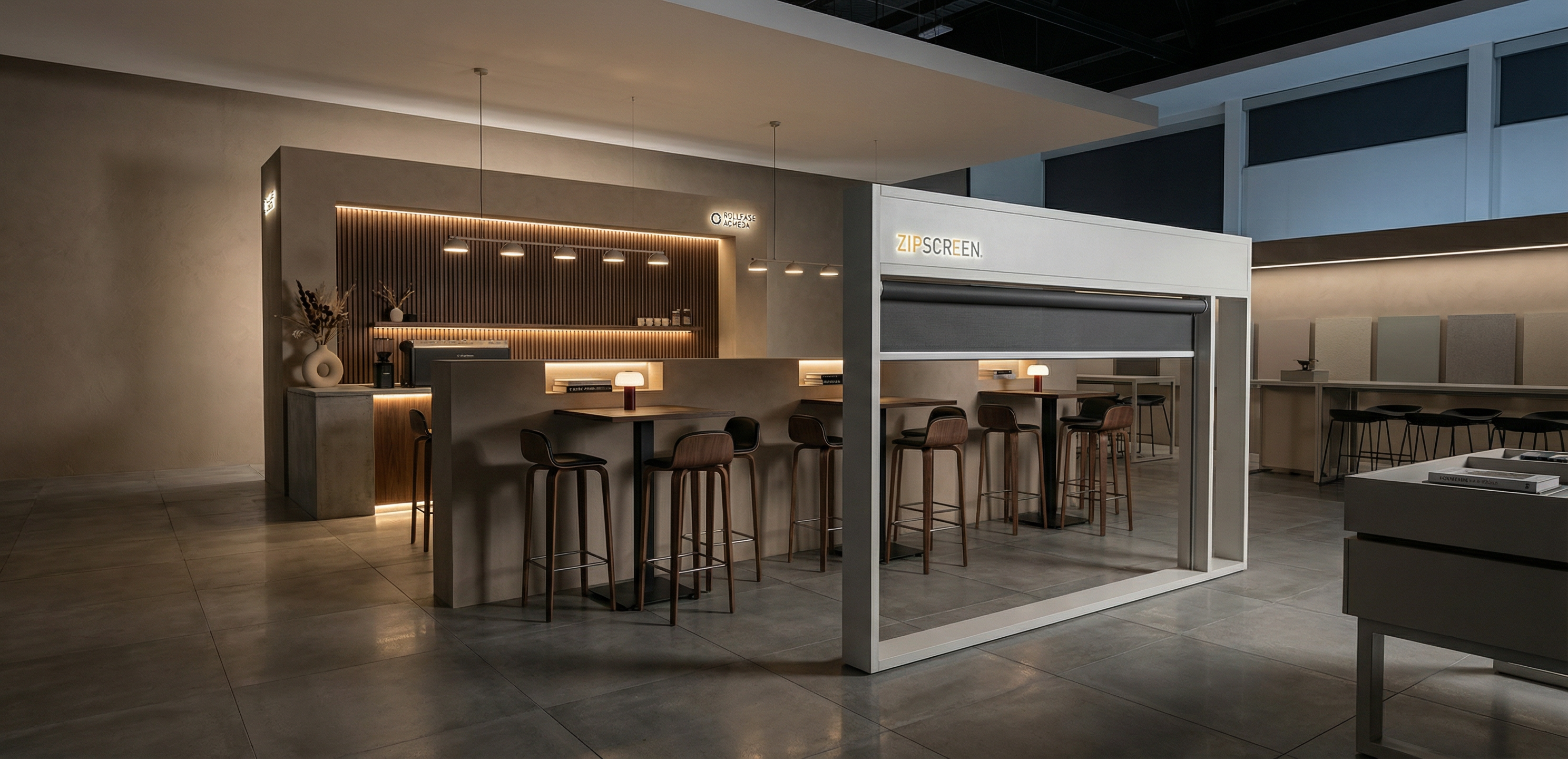 Minimalist Reception Area