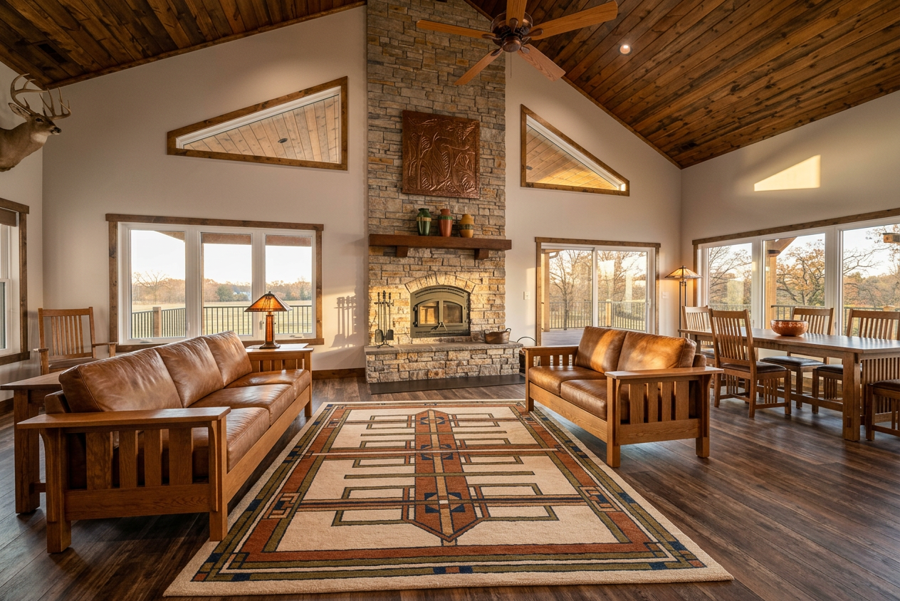 Mission Style Interior Design