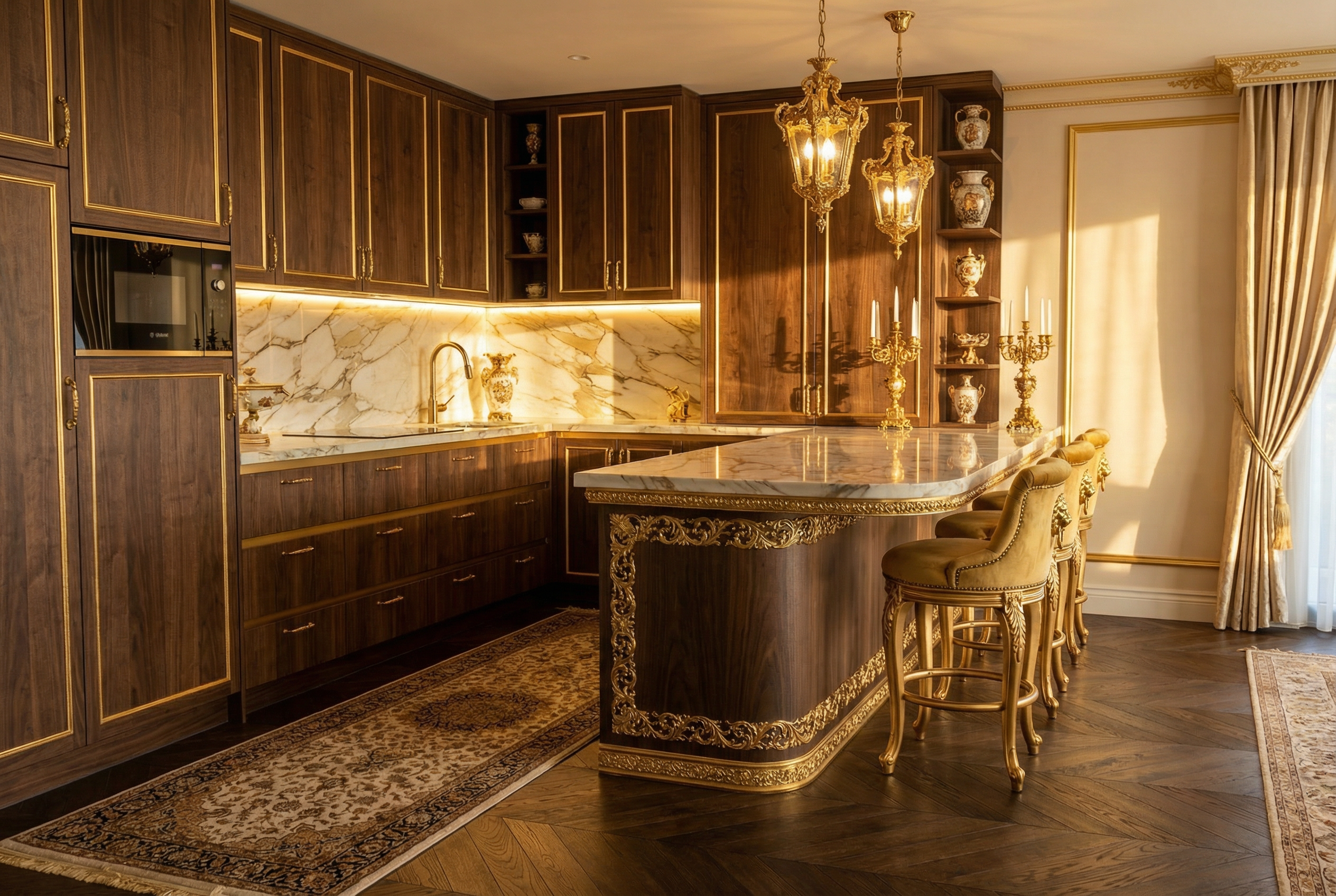 Modern Baroque Kitchen