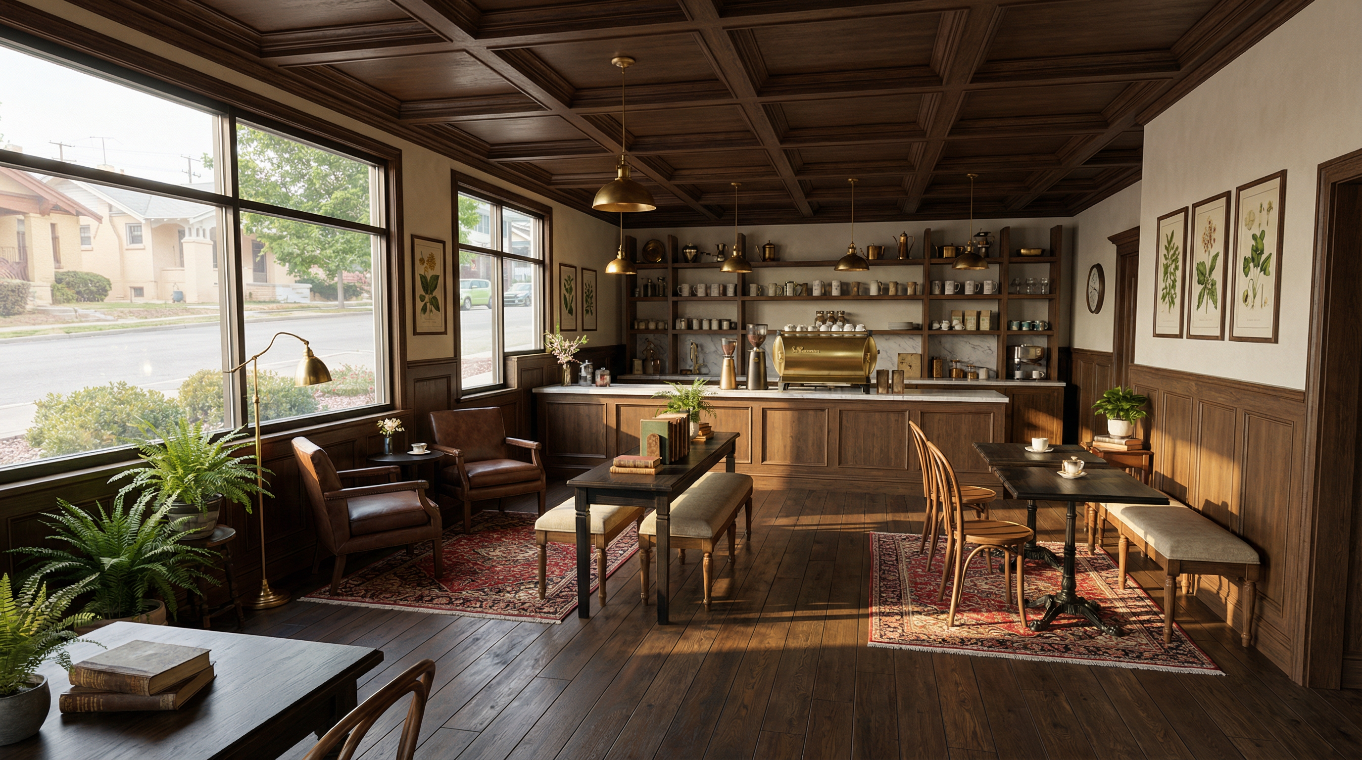 Modern Colonial Coffee Shop