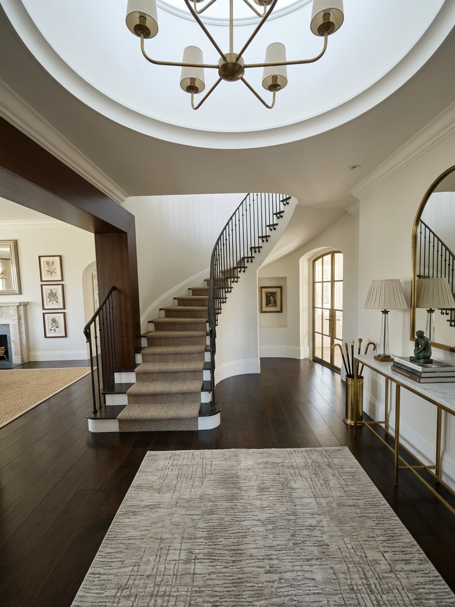 Modern Colonial Entryway