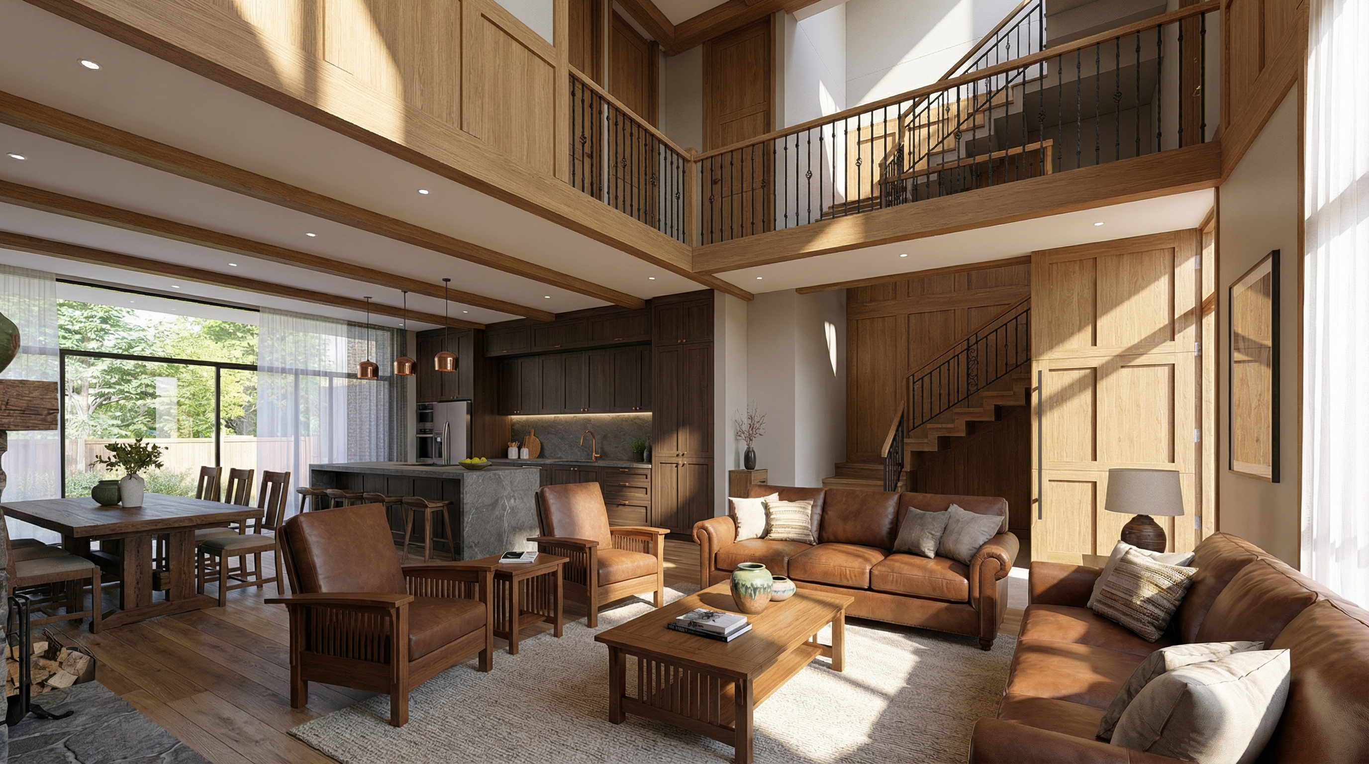 Modern Craftsman Interior Design