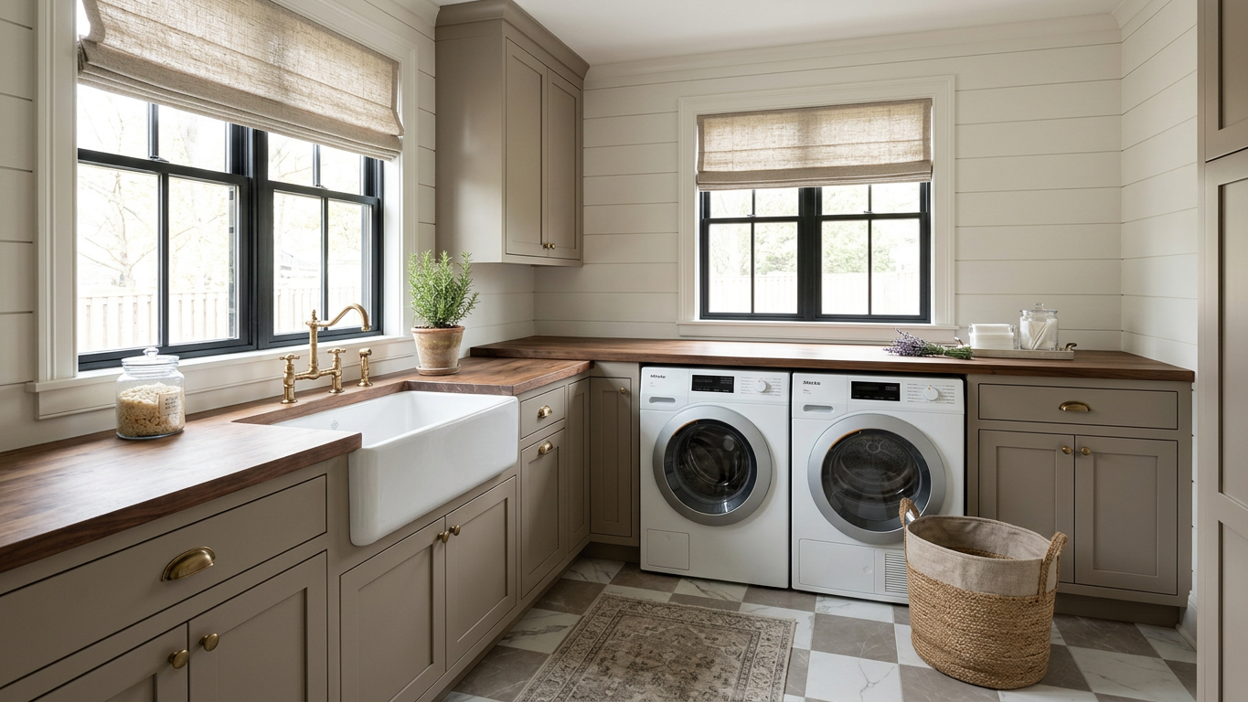 Modern Farmhouse Laundry Room