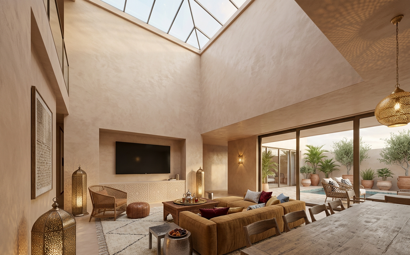 Moroccan Family Room