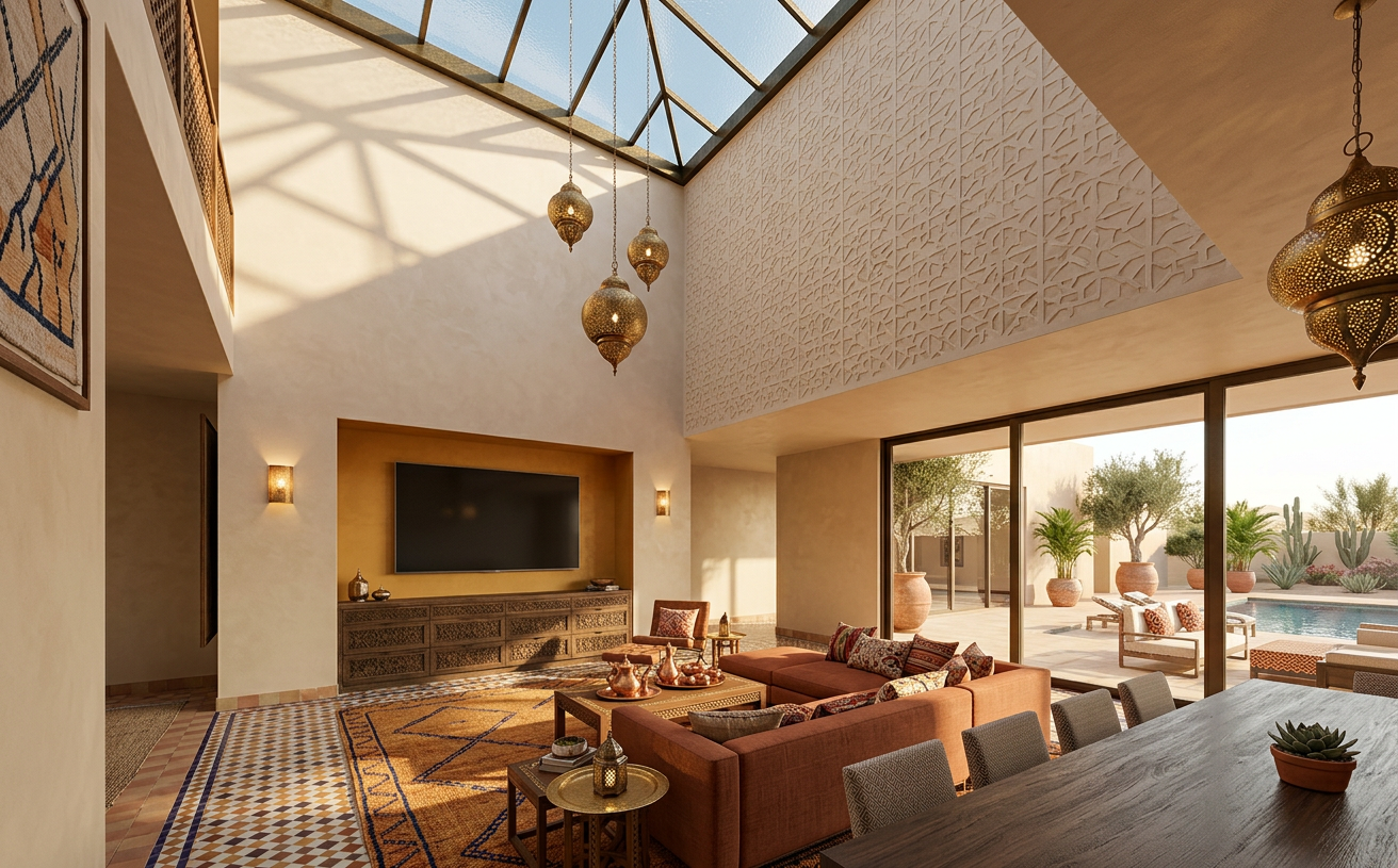 Moroccan Family Room