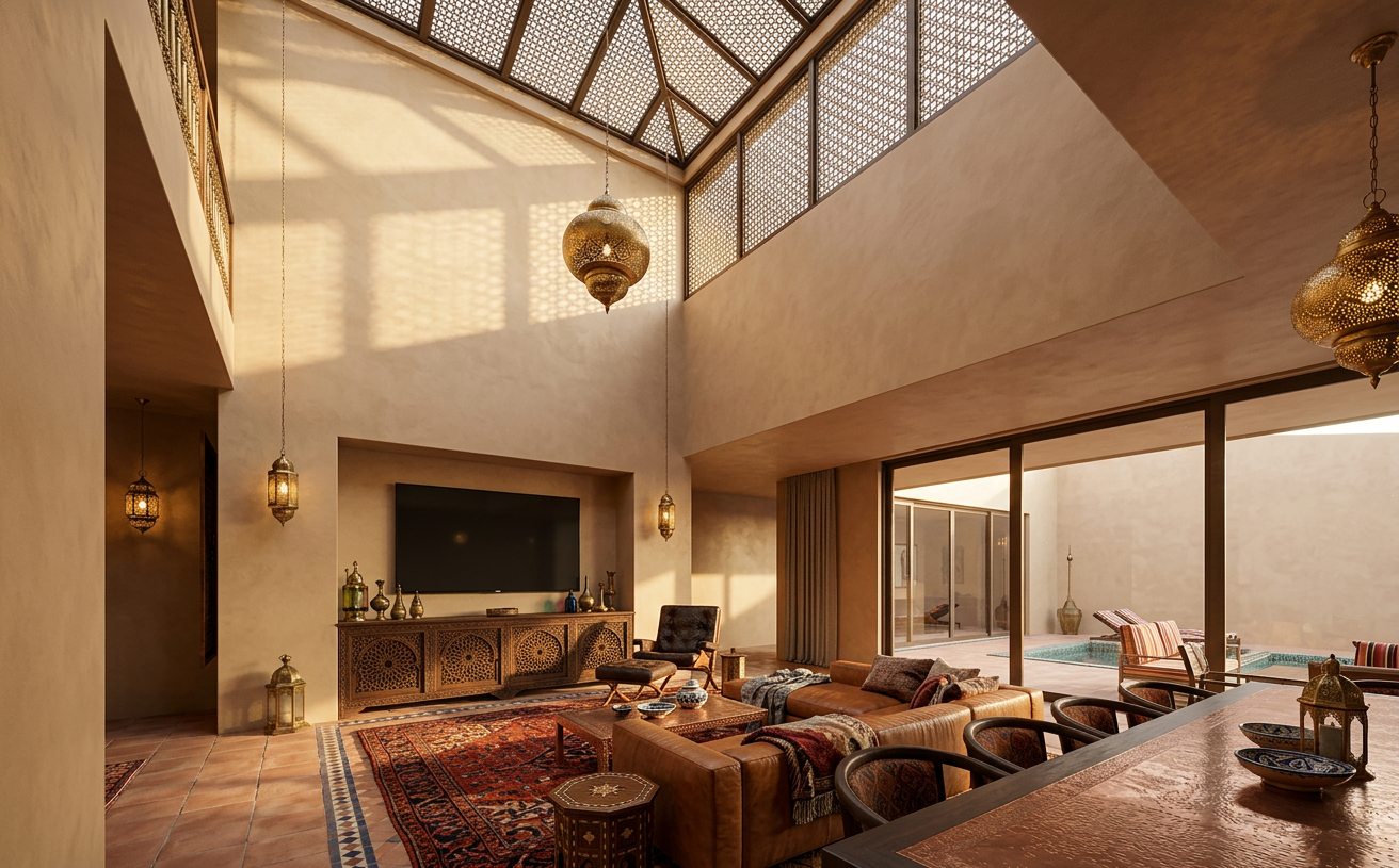 Moroccan Reception Area