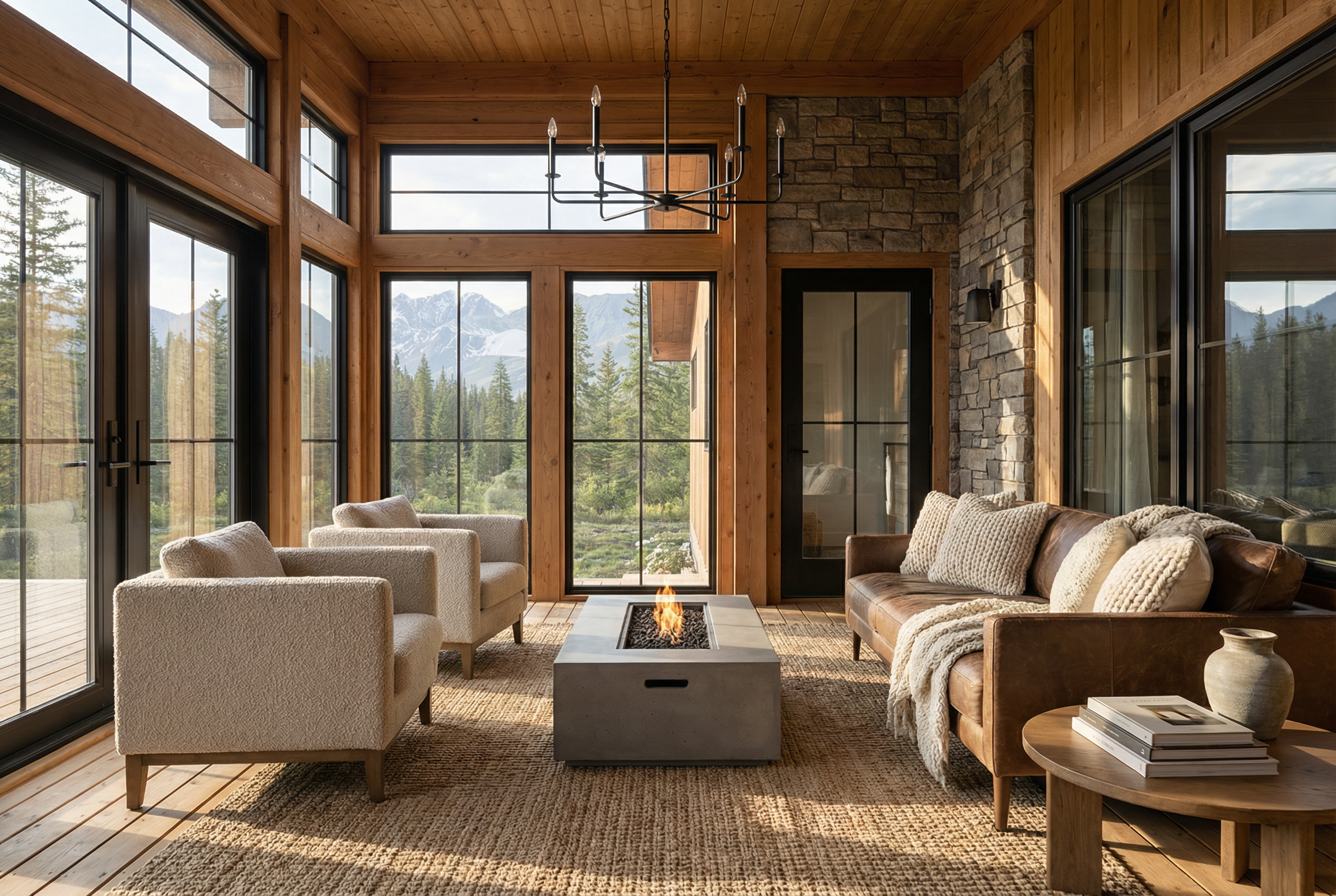 Mountain Modern Front Porch