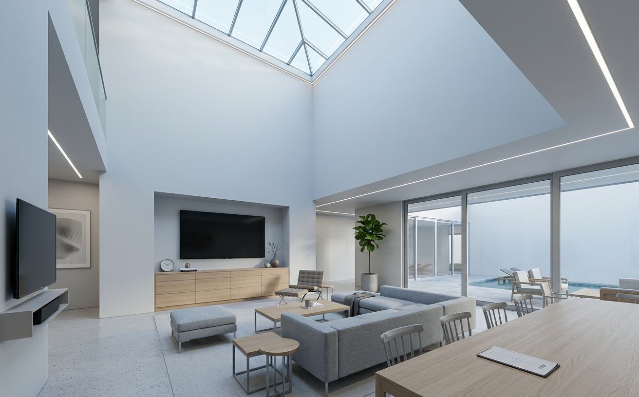 Nordic Modern Reception Area