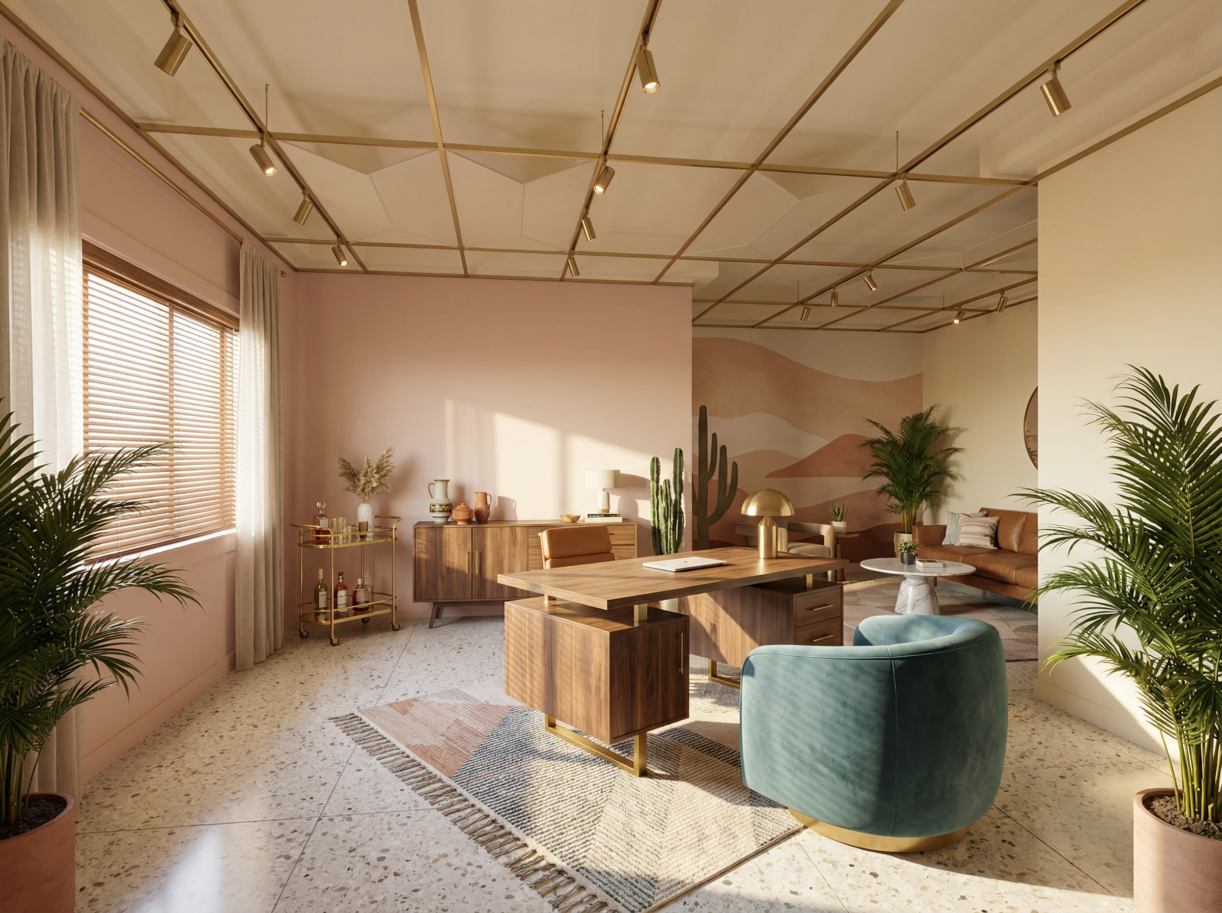 Palm Springs Modern Office