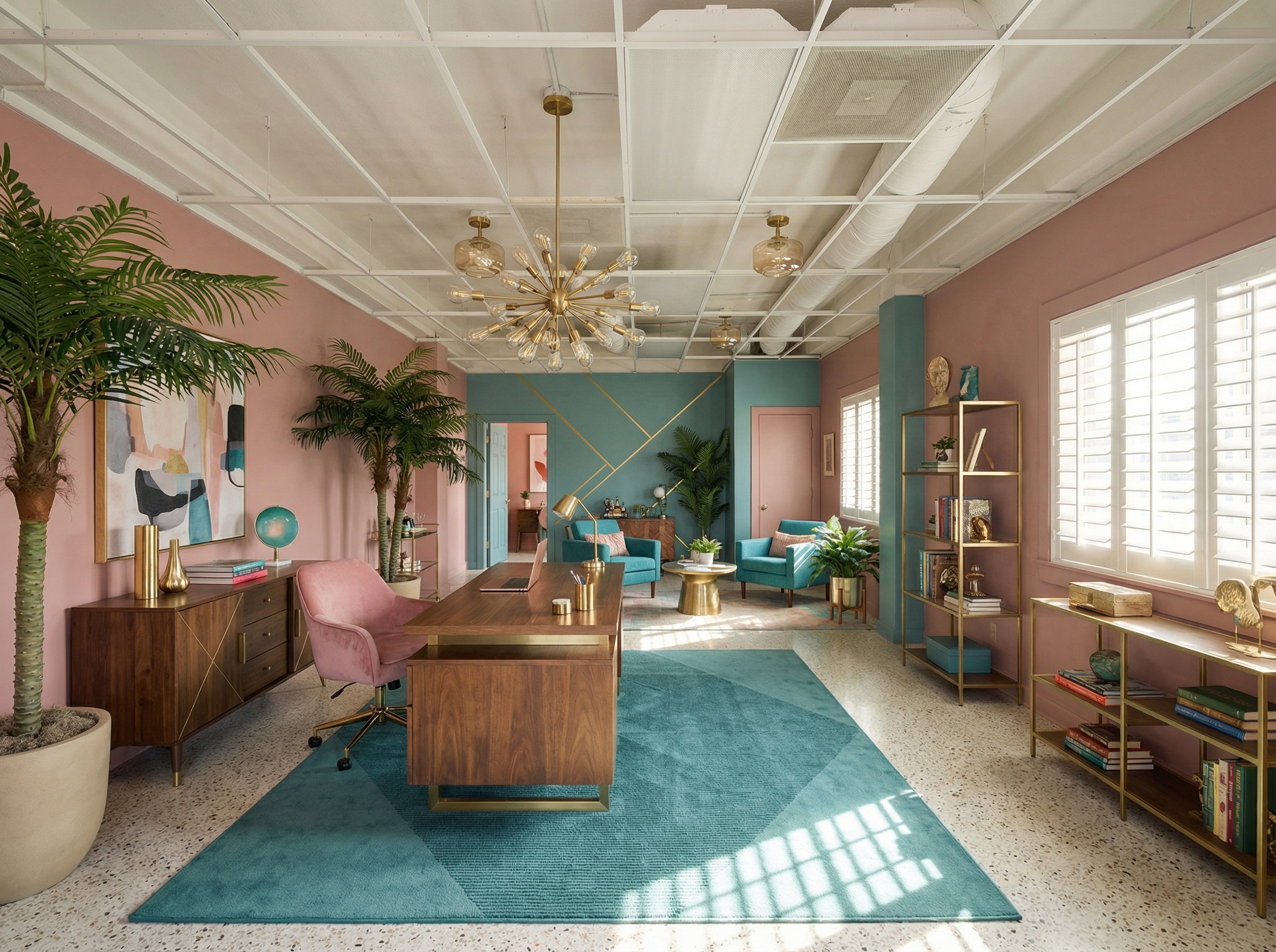 Palm Springs Modern Office