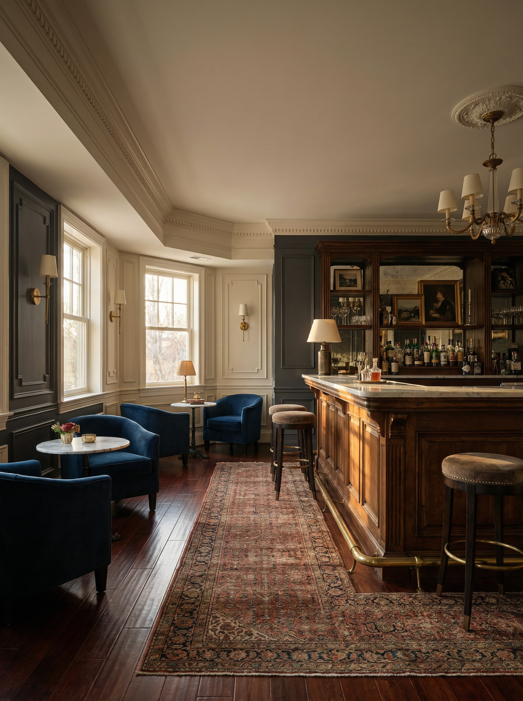 Parisian Apartment Bar Area