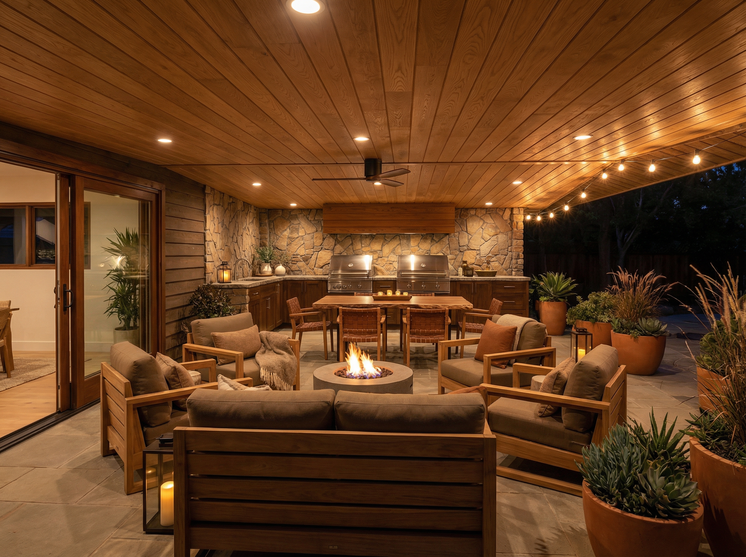 Ranch Style Outdoor Patio