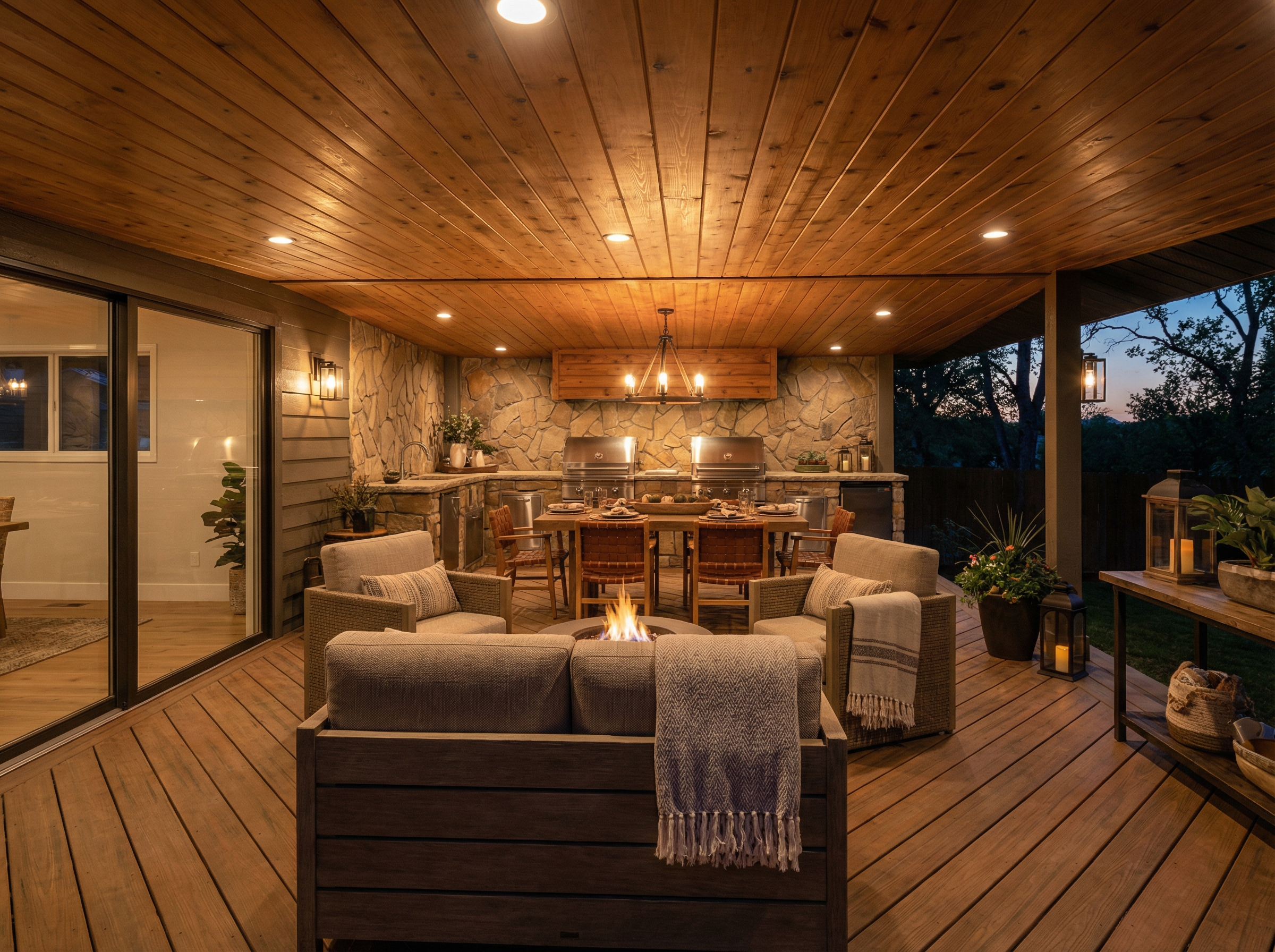 Ranch Style Outdoor Patio