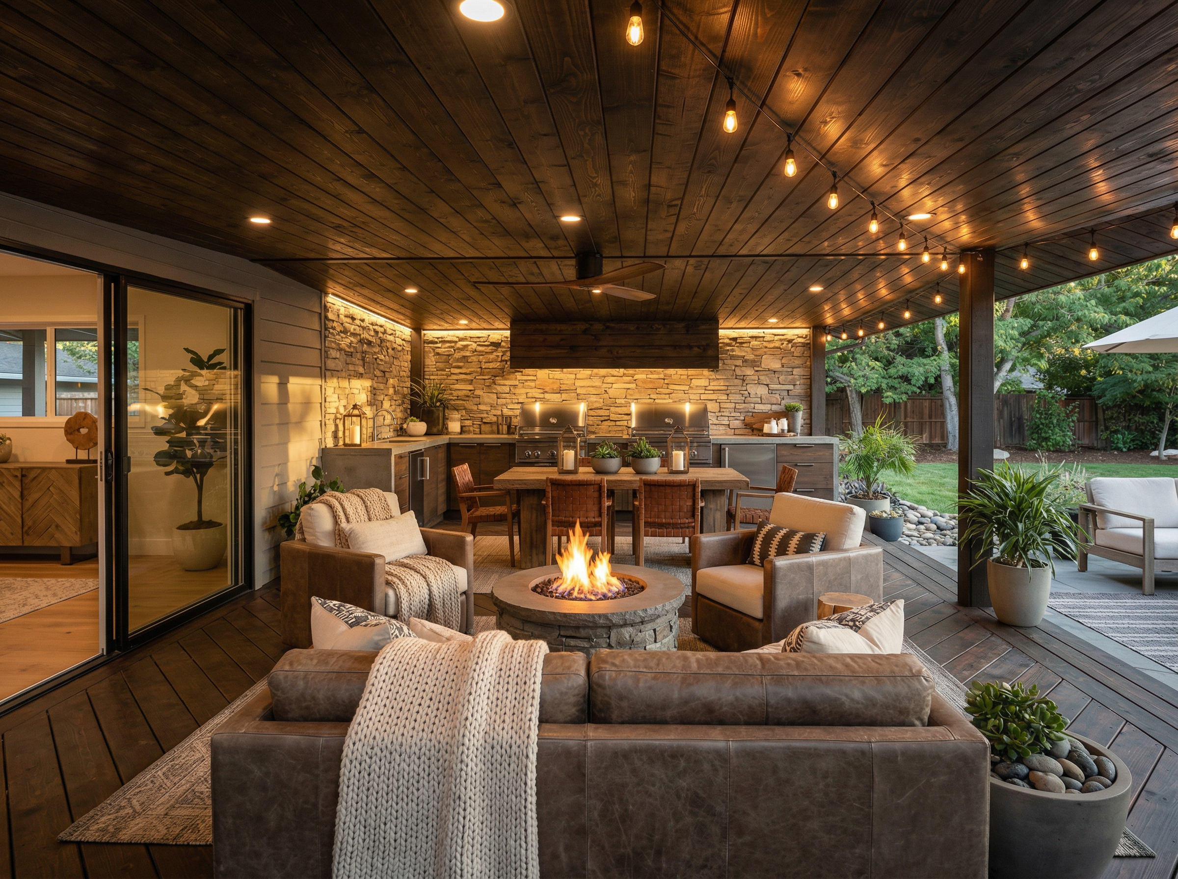 Ranch Style Outdoor Patio