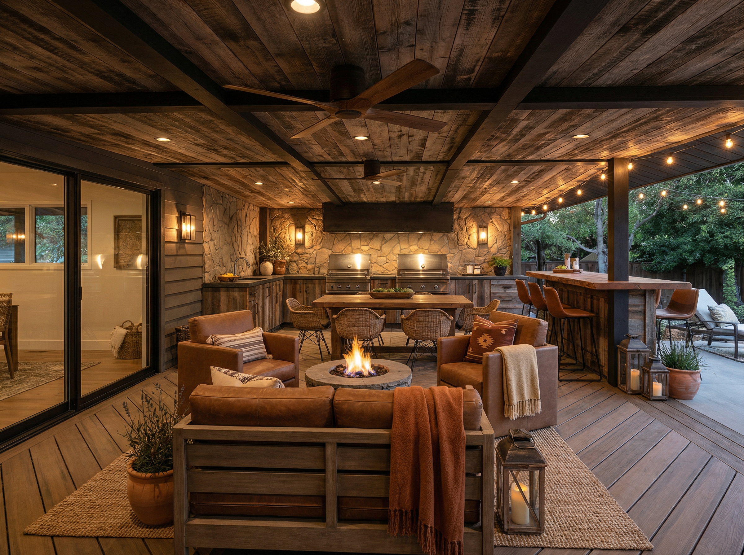 Ranch Style Outdoor Patio