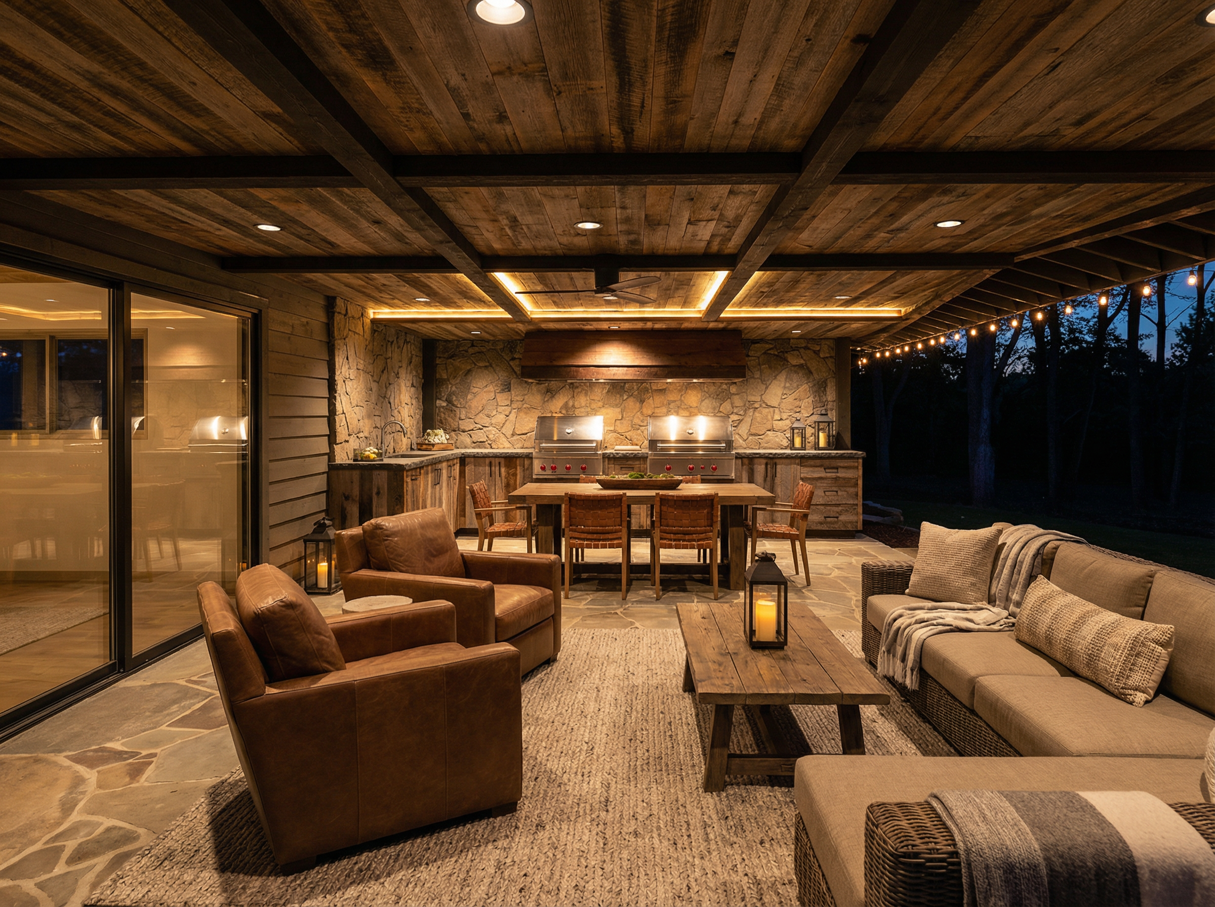 Ranch Style Outdoor Patio